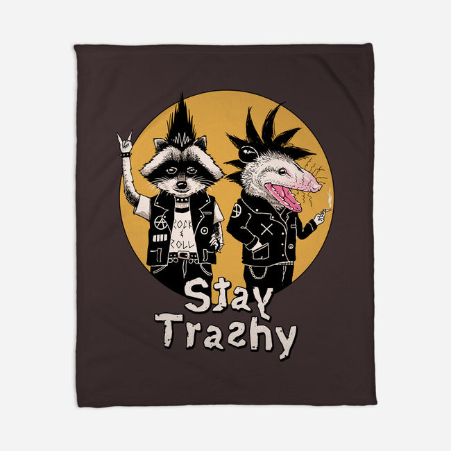 Stay Trashy-none fleece blanket-vp021