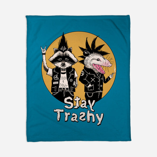 Stay Trashy-none fleece blanket-vp021