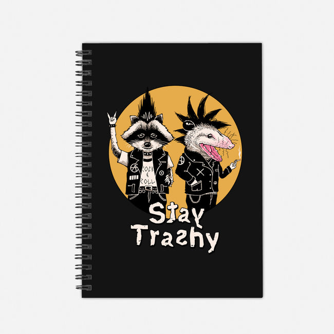 Stay Trashy-none dot grid notebook-vp021