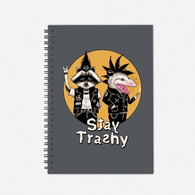 Stay Trashy-none dot grid notebook-vp021