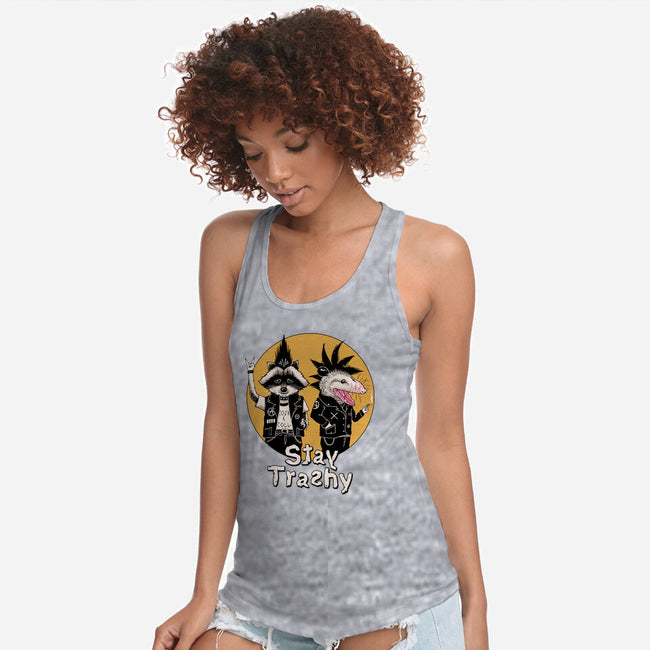 Stay Trashy-womens racerback tank-vp021