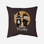 Stay Trashy-none removable cover w insert throw pillow-vp021