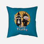 Stay Trashy-none removable cover w insert throw pillow-vp021