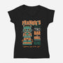 Frankie's Monster Tiki Bar-womens v-neck tee-Nemons