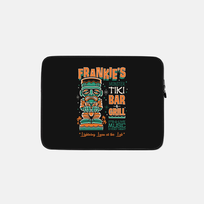 Frankie's Monster Tiki Bar-none zippered laptop sleeve-Nemons