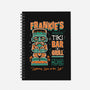 Frankie's Monster Tiki Bar-none dot grid notebook-Nemons