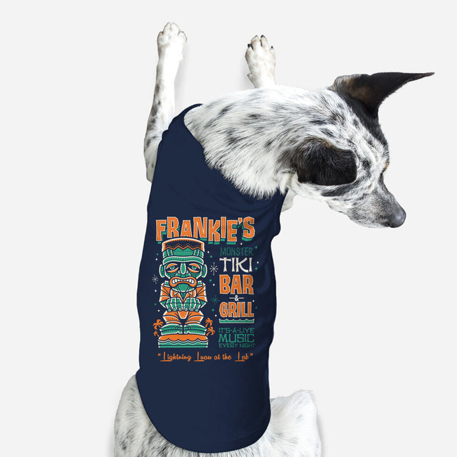 Frankie's Monster Tiki Bar-dog basic pet tank-Nemons