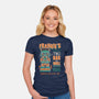 Frankie's Monster Tiki Bar-womens fitted tee-Nemons