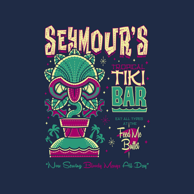 Seymour's Tropical Tiki Bar-none zippered laptop sleeve-Nemons