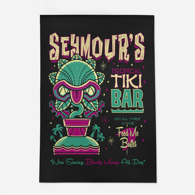 Seymour's Tropical Tiki Bar-none outdoor rug-Nemons