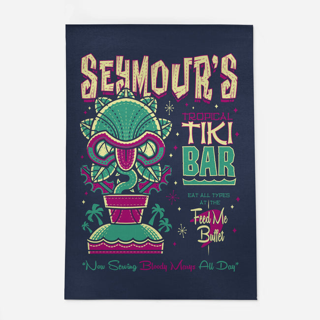 Seymour's Tropical Tiki Bar-none outdoor rug-Nemons
