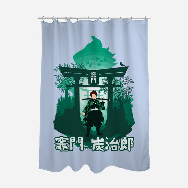 Until The Last Drop-none polyester shower curtain-mystic_potlot