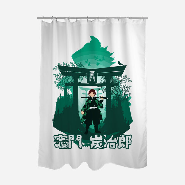 Until The Last Drop-none polyester shower curtain-mystic_potlot