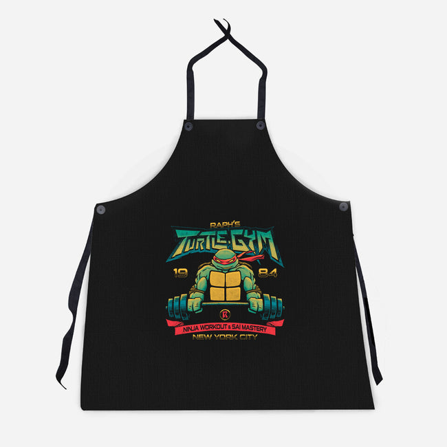 Raph's Gym-unisex kitchen apron-teesgeex