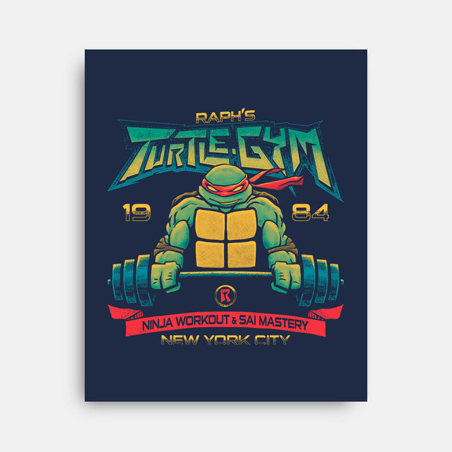 Raph's Gym-none stretched canvas-teesgeex