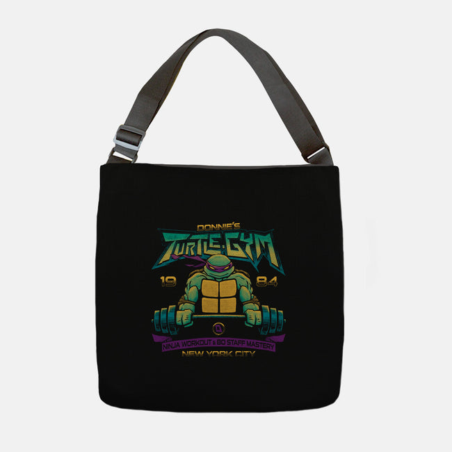 Donnie's Gym-none adjustable tote bag-teesgeex