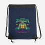 Donnie's Gym-none drawstring bag-teesgeex