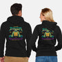 Donnie's Gym-unisex zip-up sweatshirt-teesgeex
