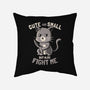 Cute And Small-none removable cover throw pillow-koalastudio