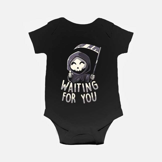 See You Soon I Can Wait-baby basic onesie-koalastudio