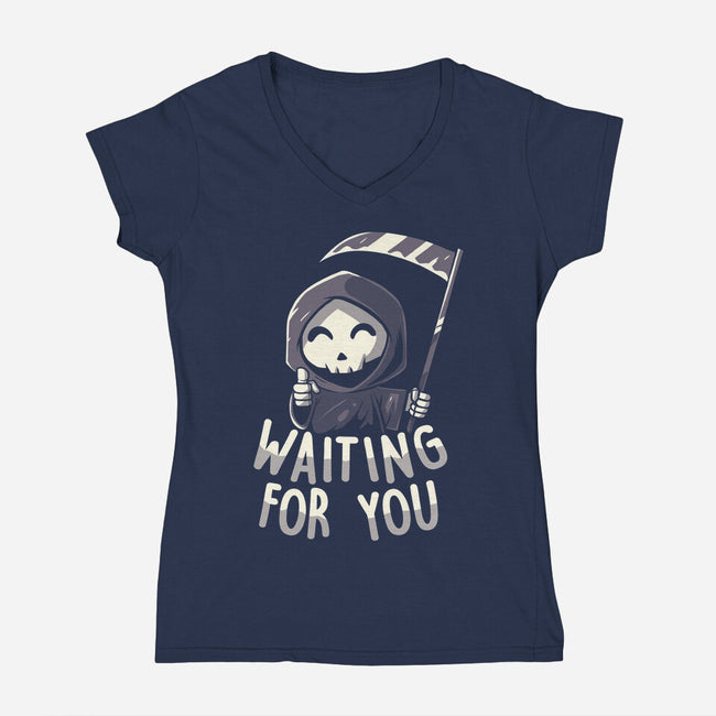 See You Soon I Can Wait-womens v-neck tee-koalastudio