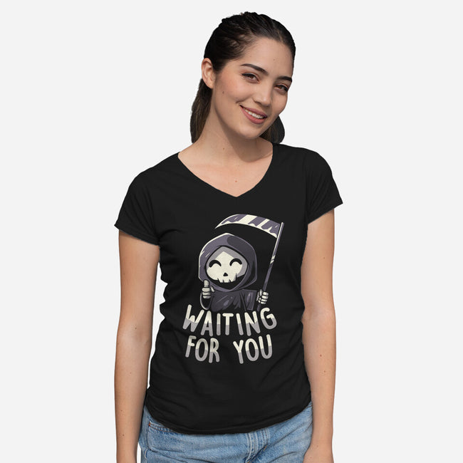 See You Soon I Can Wait-womens v-neck tee-koalastudio