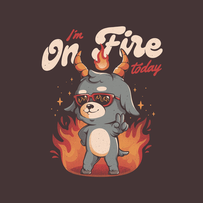 I'm On Fire Today-none drawstring bag-eduely