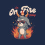 I'm On Fire Today-mens premium tee-eduely