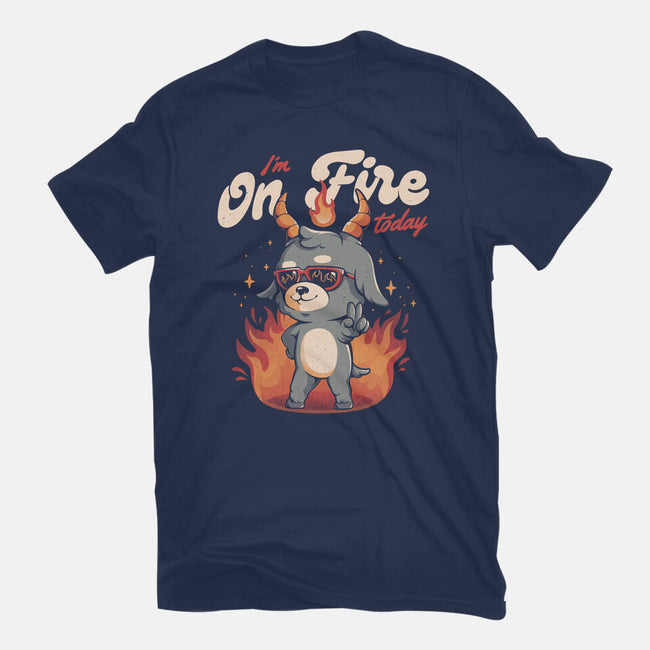 I'm On Fire Today-unisex basic tee-eduely
