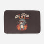 I'm On Fire Today-none memory foam bath mat-eduely