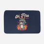 I'm On Fire Today-none memory foam bath mat-eduely