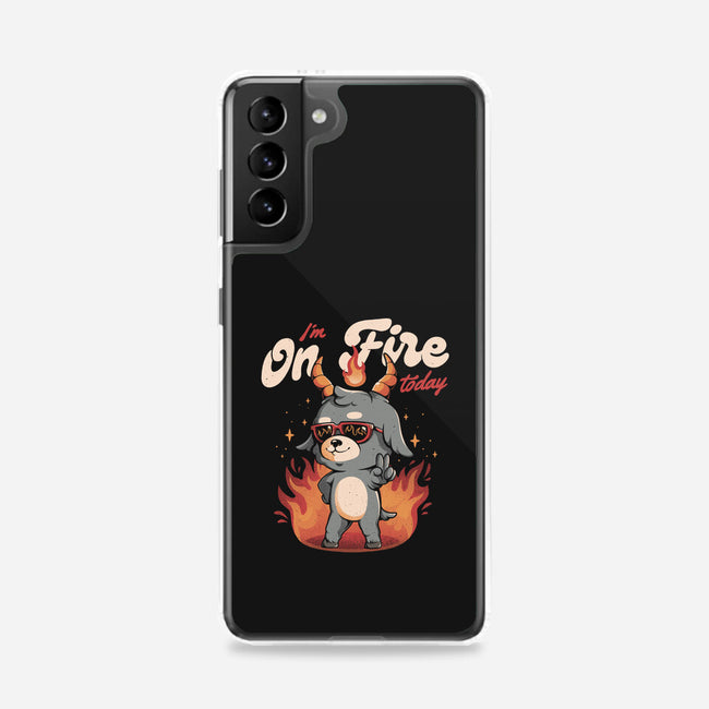 I'm On Fire Today-samsung snap phone case-eduely