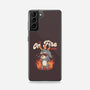 I'm On Fire Today-samsung snap phone case-eduely