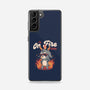 I'm On Fire Today-samsung snap phone case-eduely