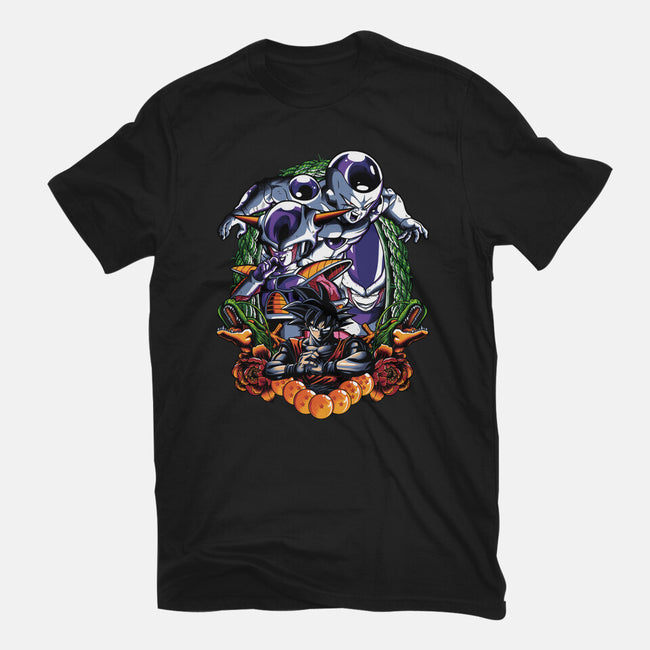 Planet Destroyer-womens fitted tee-Badbone Collections