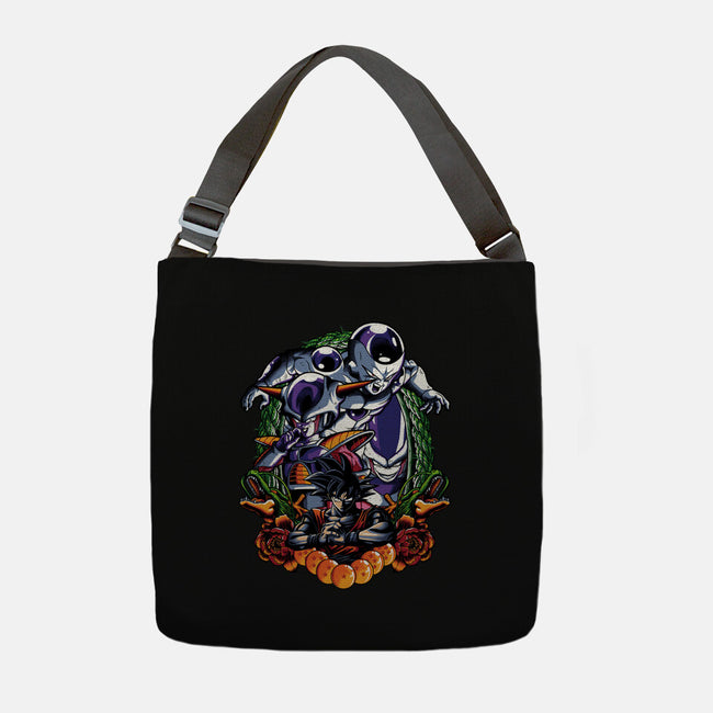 Planet Destroyer-none adjustable tote bag-Badbone Collections