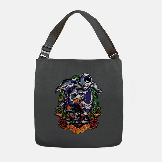 Planet Destroyer-none adjustable tote bag-Badbone Collections