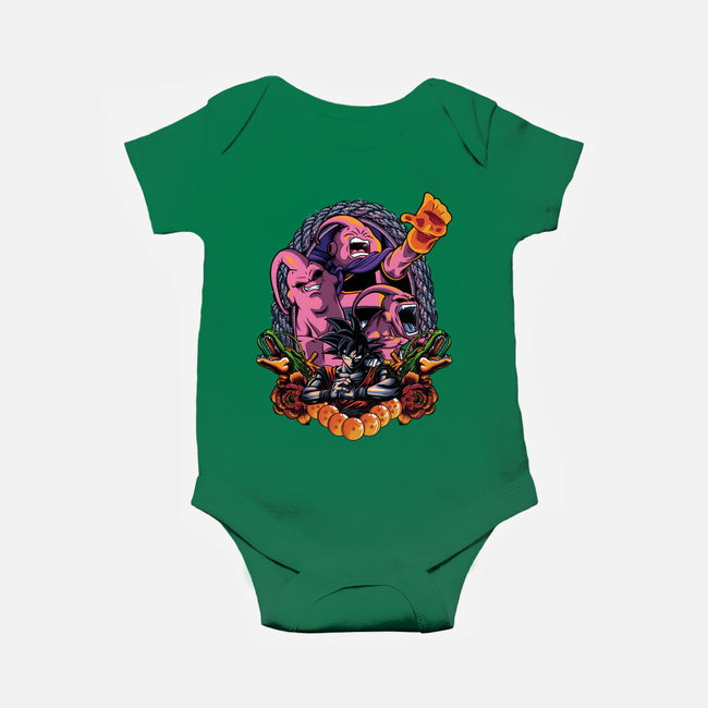 Earth Invader-baby basic onesie-Badbone Collections