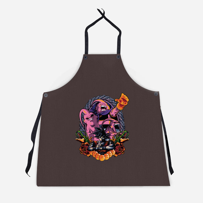 Earth Invader-unisex kitchen apron-Badbone Collections