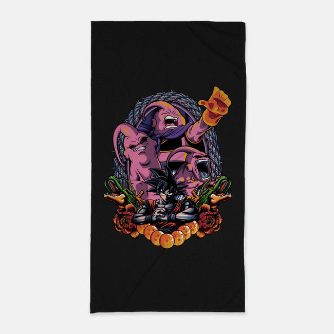 Earth Invader-none beach towel-Badbone Collections