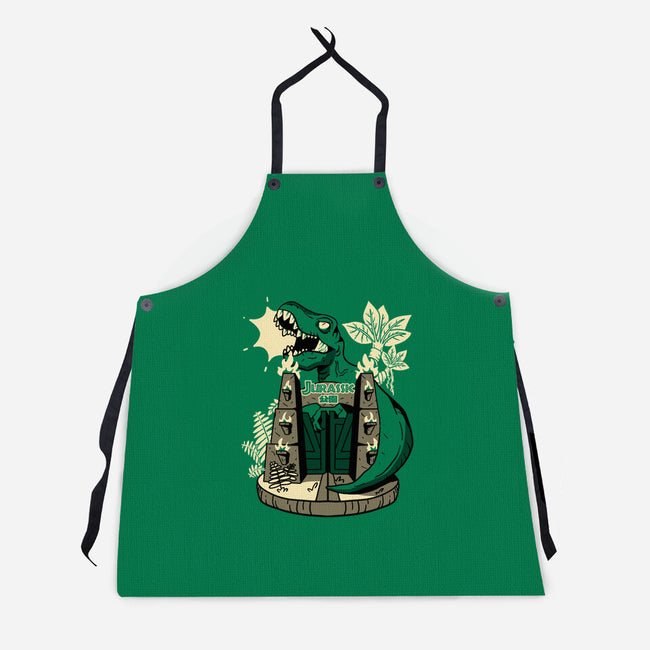 Dino Souvenir-unisex kitchen apron-Sketchdemao