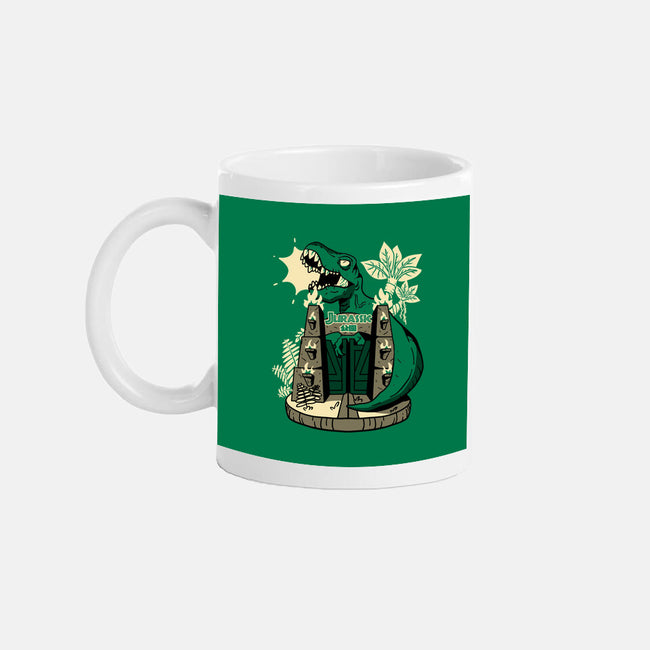 Dino Souvenir-none glossy mug-Sketchdemao