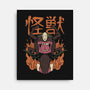 The No Face Monster Kaiju-none stretched canvas-rondes