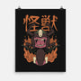The No Face Monster Kaiju-none matte poster-rondes