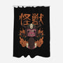 The No Face Monster Kaiju-none polyester shower curtain-rondes