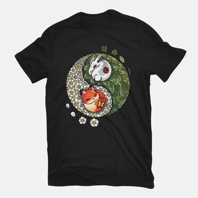 Yin Yang Spring-womens fitted tee-Vallina84