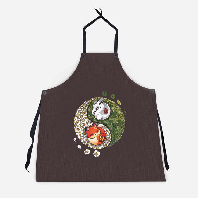 Yin Yang Spring-unisex kitchen apron-Vallina84