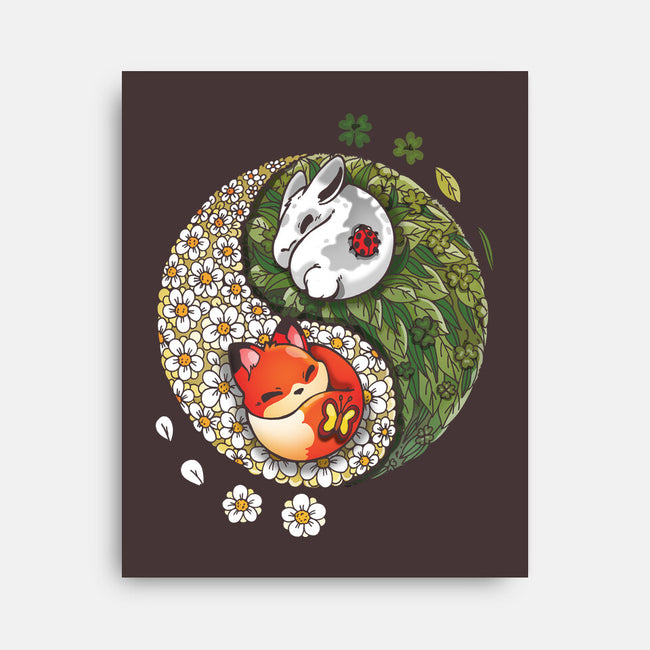 Yin Yang Spring-none stretched canvas-Vallina84