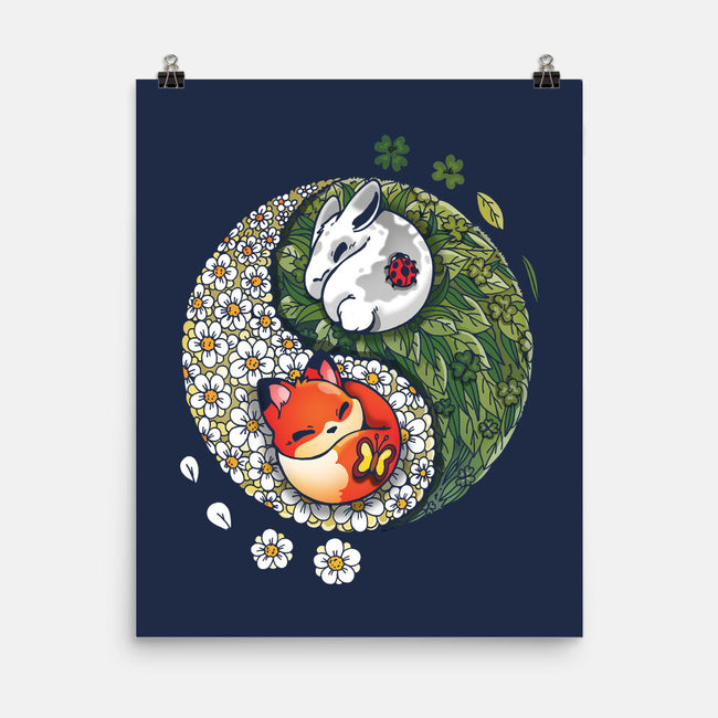 Yin Yang Spring-none matte poster-Vallina84