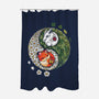Yin Yang Spring-none polyester shower curtain-Vallina84